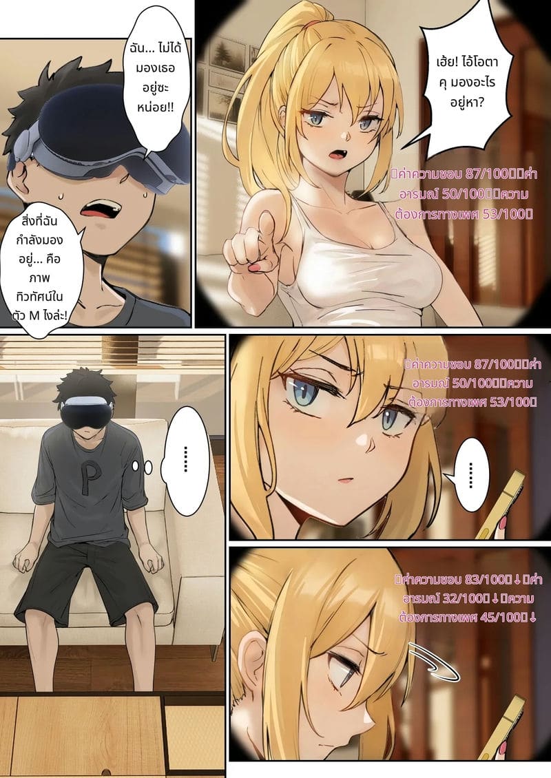 แว่นตาที่มองเห็นค่าความเงี่ยนของน้องสาว